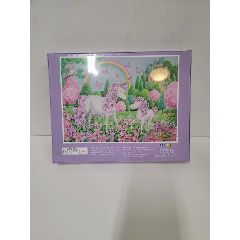 Page Publications 100 Piece Puzzle ENCHANTED UNICORNS New In Plastic